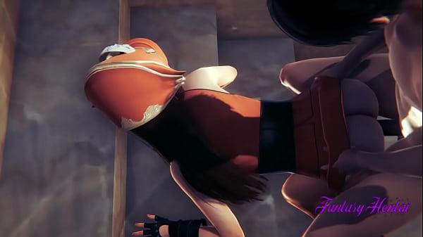 Guilty GearHentai 3D - May Is fucked in the stairs - Anime Manga Cartoon Asian Japanese_Game Porn