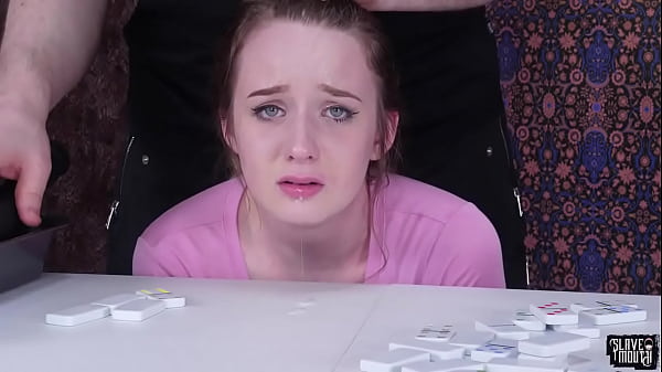 Bdsm babe_gags on_toy and_throats_dick