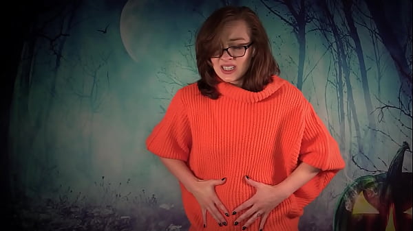 Velma's Embarrassing Bloated Burping Video Halloween Cosplay As Velma Dinkley Bloated Belly Belching Burp Fetish thumbnail