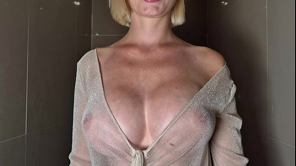 Touch my wet nakedbody and jerk off on meDry vs_Wet Clothes Try_On