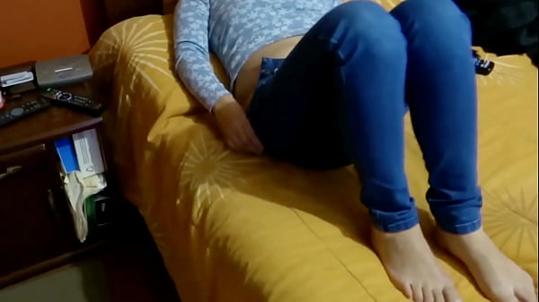 Great compilation I pull down my jeans_to masturbate and show off my pussy