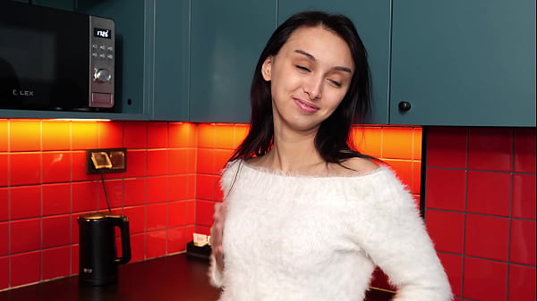 Nonton Kitchen Sex Tape With My New Stunning Beauty thumbnail