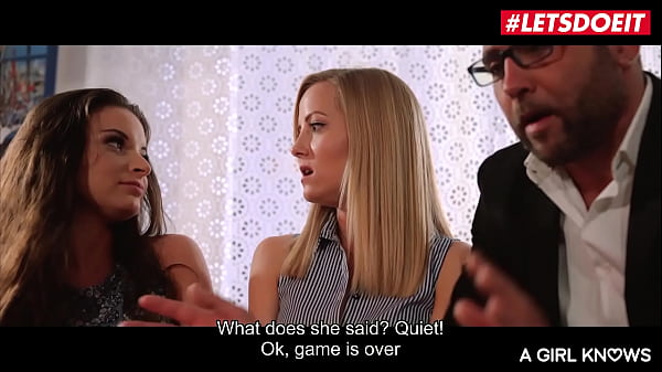 A GIRL KNOWS - #Anita Bellini #Sicilia Model - Hungary Lesbian Couple It's Going WildOn Their_The Office