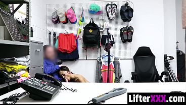 Teen Swallows Cum to Hide the Theft - Lifterxxx 