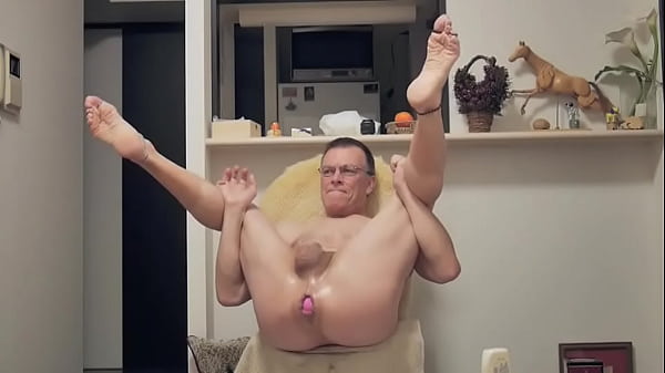Grandpa'_s Extreme Anal Self-Pleasuring---totally naked and barefoot