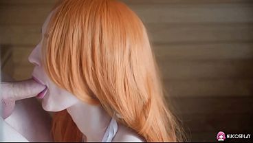 Sexy redhead slut shinaryen rides a big cock 