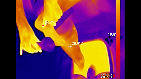 Feet Soles Get Ground, Buffed and Lubed Until Theyre Glossy-Fuckable THERMAL POV (4K Landscape) 