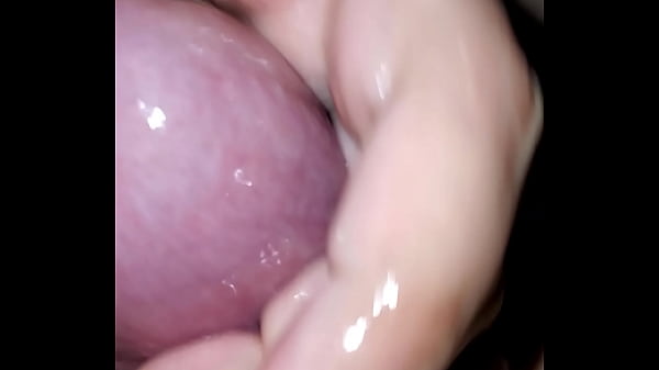 She loves jerking off tip of my cock 