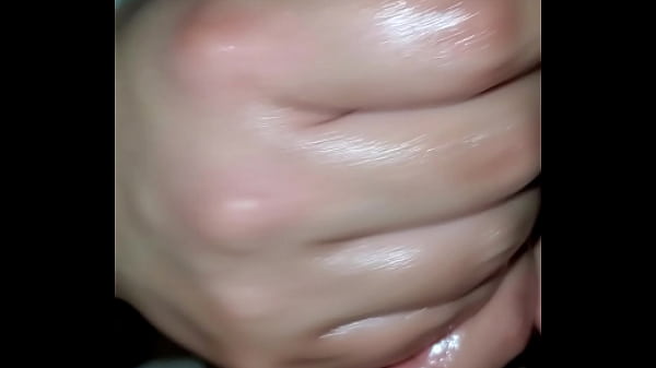 She loves jerking off tip of my cock 
