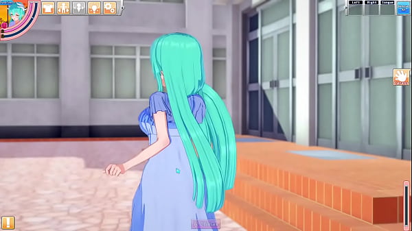 Koikatsu party a girl fuck in the gym room 