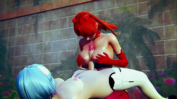 asuka andrei futa sex inbathhouse 3d hentai evangelion
