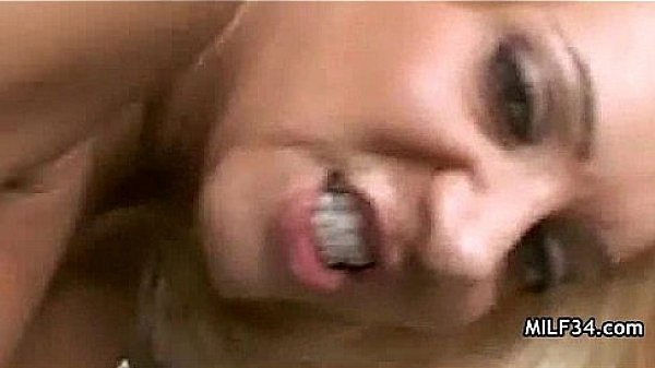 Horny big tit blonde milf nails a stud 