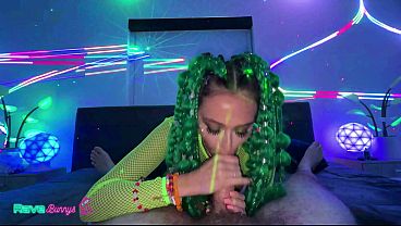 Neon Rave Beauty Armani Steals The Night In A Wild Backstage Quickie! 