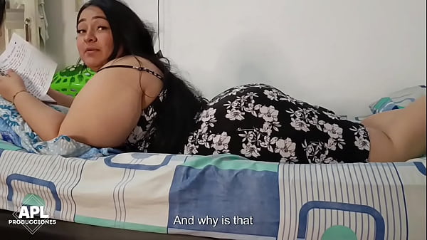 La nueva novia de mi hermanastro si que es bien puta, el mismo dia que la vi, me folle su enorme culo - Parte 1 