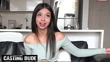 Tiny Cute Latina Teen Pussy Rammed Rough In Fake Homemade Casting