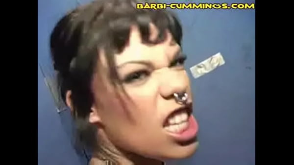 Blowjob through a hole