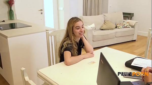 Her very first porn casting irina is shy nervous but very sure about what she's doing