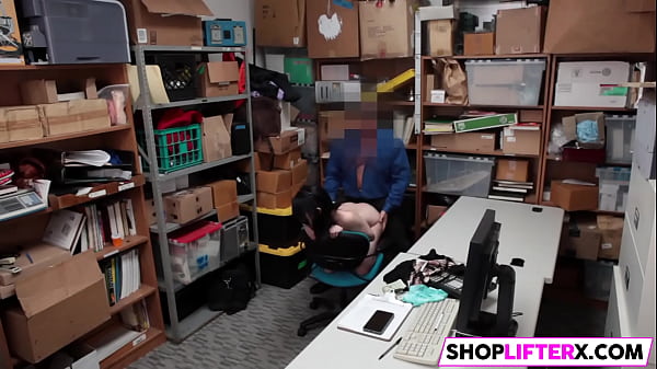 Play MP4 - Skinny Shoplifter Gets Drilled