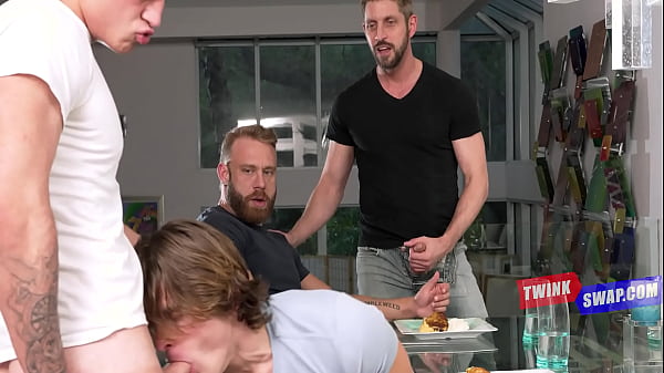 Finding Step Sons In Middle Of A Frisky Game And Joining Them 