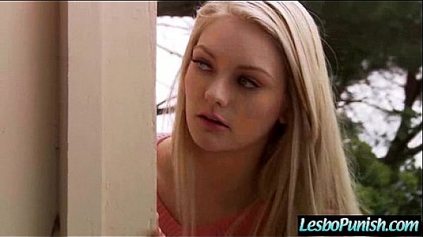 (alli & cassidy) Cute Lez Get Punish Hard By Mean Lesbo clip-07 