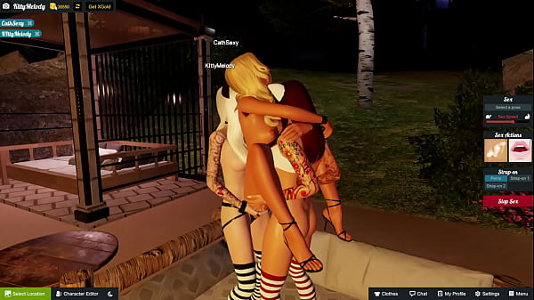 3DXChat Brazilian CathSexy TG shared with two hot Russian girls!