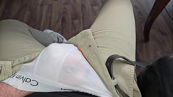 Phantomgentx Calvin Klein Unzip Tease! Muscular Daddy Rubs Bulge & Cums Big Cock thumbnail