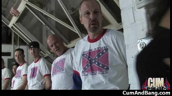 Ebony Hottie Gangbang And Facefuck 9