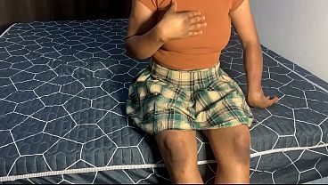 African 18yo student skips school to fuck her man
