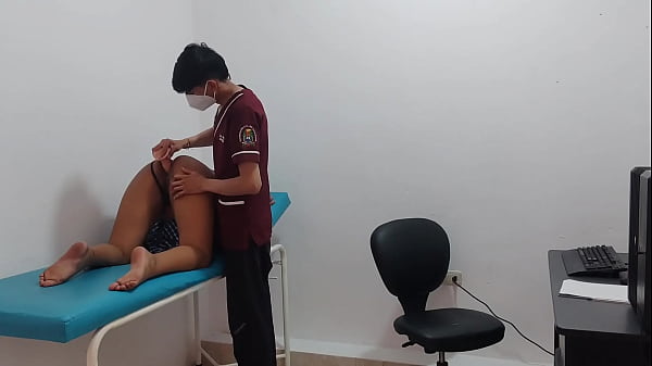 Horny student in_the office