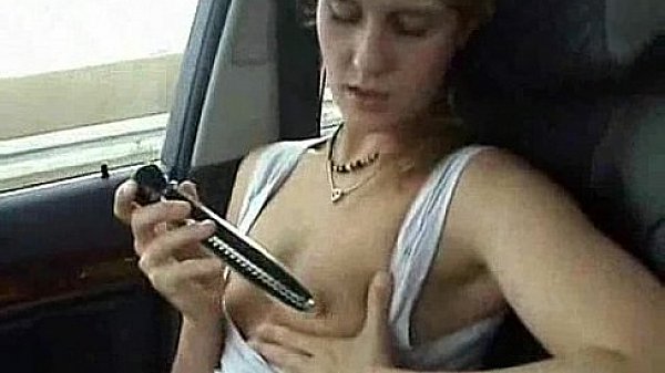 horny slut creams in car 