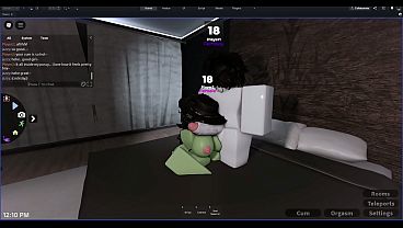 Roblox girl found cute boy and fucked with him (sex session #1)