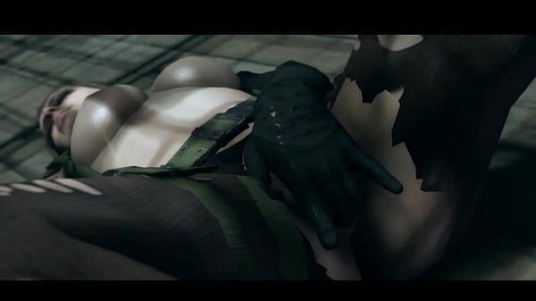 3D SFM public masturbation in prison with big pussy cumshot