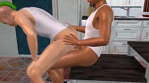 Horny 3D cartoon punk stud getting fucked hard 