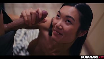 Asian Girl Sucks Ladyboy - Real Life Hentai With Japanese Chicks Doing Futa Blowjob