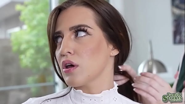 Ariel used Kyle's cock to teach Aubree how to suck cock 