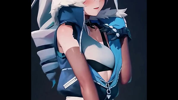 An icy genshin fighter shows off her bold style in denim and fur her silver hair glowing with cold allure beauty and danger walk hand in hand&hellip; ready to uncover her secret bio link waiting 