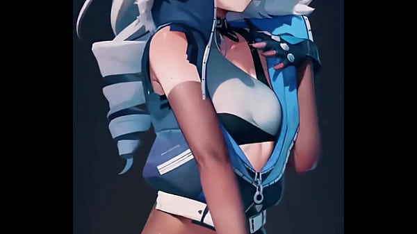 An icy genshin fighter shows off her bold style in denim and fur her silver hair glowing with cold allure beauty and danger walk hand in hand&hellip; ready to uncover her secret bio link waiting 