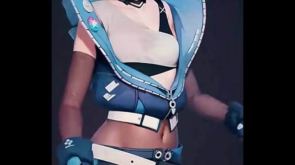 An icy genshin fighter shows off her bold style in denim and fur her silver hair glowing with cold allure beauty and danger walk hand in hand&hellip; ready to uncover her secret bio link waiting 