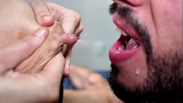 PAWG Sprays Milk out of her tits Into His Mouth after bareback with BBC