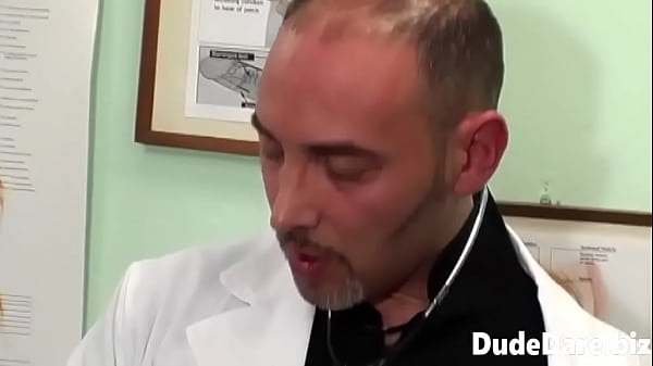 Loose brunette rammed at the doctor's office 