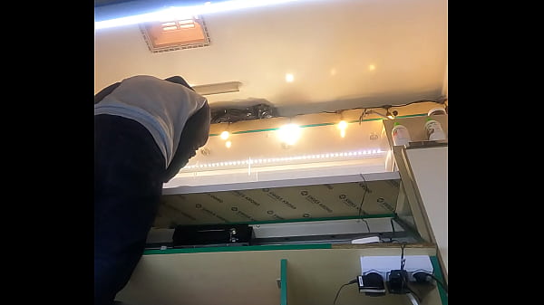 Stupid hostess working in mini skirt during winter 