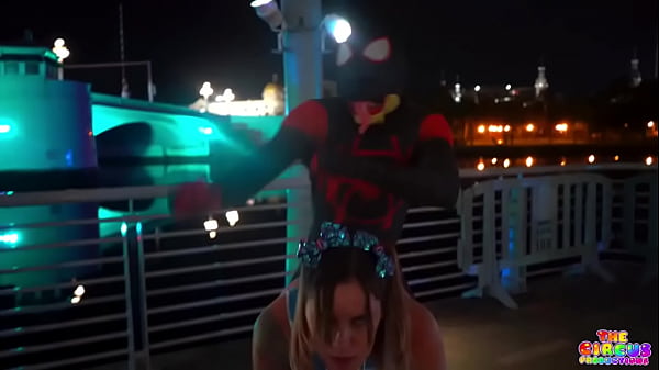 Gibby the clown fucks the dog sh t out of jaelynnpiggs outside dressed as spider man