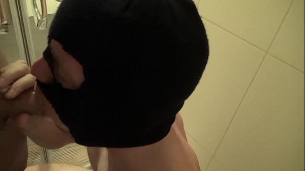 Piss drinking - skinny guy drinks piss from cock 