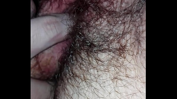 Acariciando vagina peluda