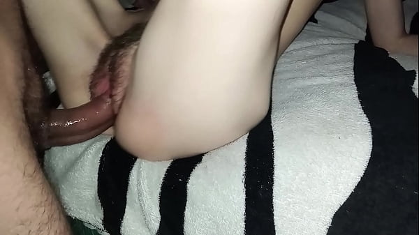 Play MP4 - I lick my Shy girlfriend's vagina a little&comma; then when I penetrate her my cock gets hard so the cream spills out of her vagina and lubricates my penis until I cum inside her