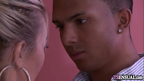 Play MP4 - Sexy busty shemale anal fucked by a horny black guy