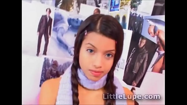 Little Lupe gets dressed up and then pleases her tight pussy 