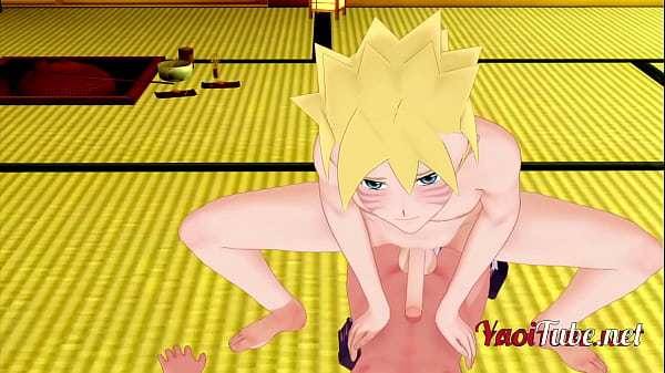Play MP4 - Boruto Yaoi - Kiba and Having sex in a japanese Tatami and crempie inside him