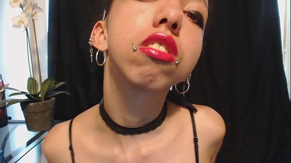 Putting on Hot Pink_Lipstick, Drooling