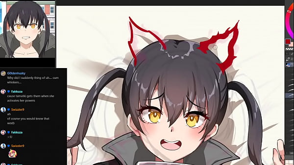 Ecchi broadcast by foxyrain on picarto from august 2020 